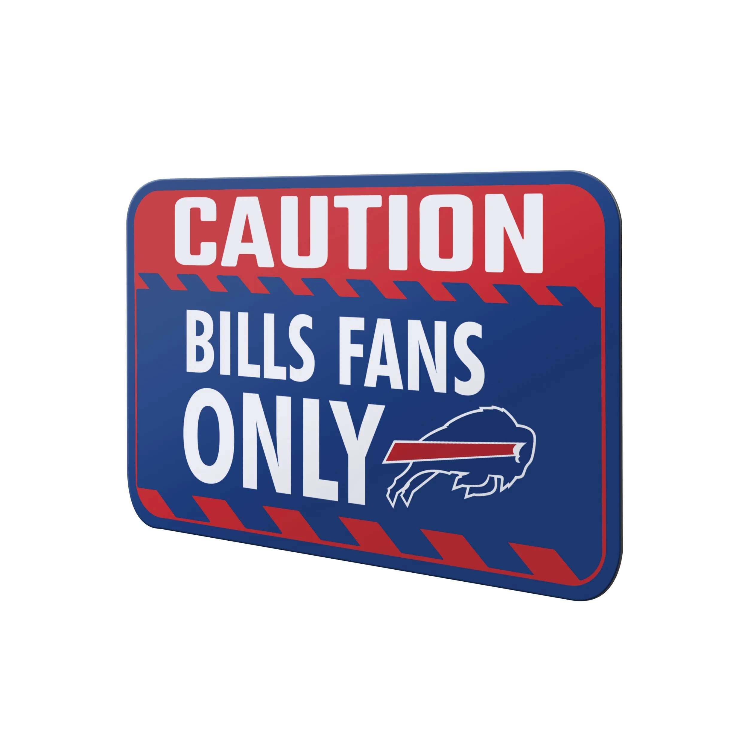 Buffalo Bills NFL Caution Sign