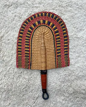 Burkina Faso Woven Hand Fan