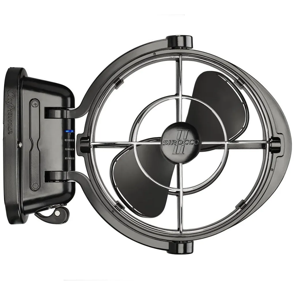 Caframo Sirocco II Cabin Fan - Black 12V/24V