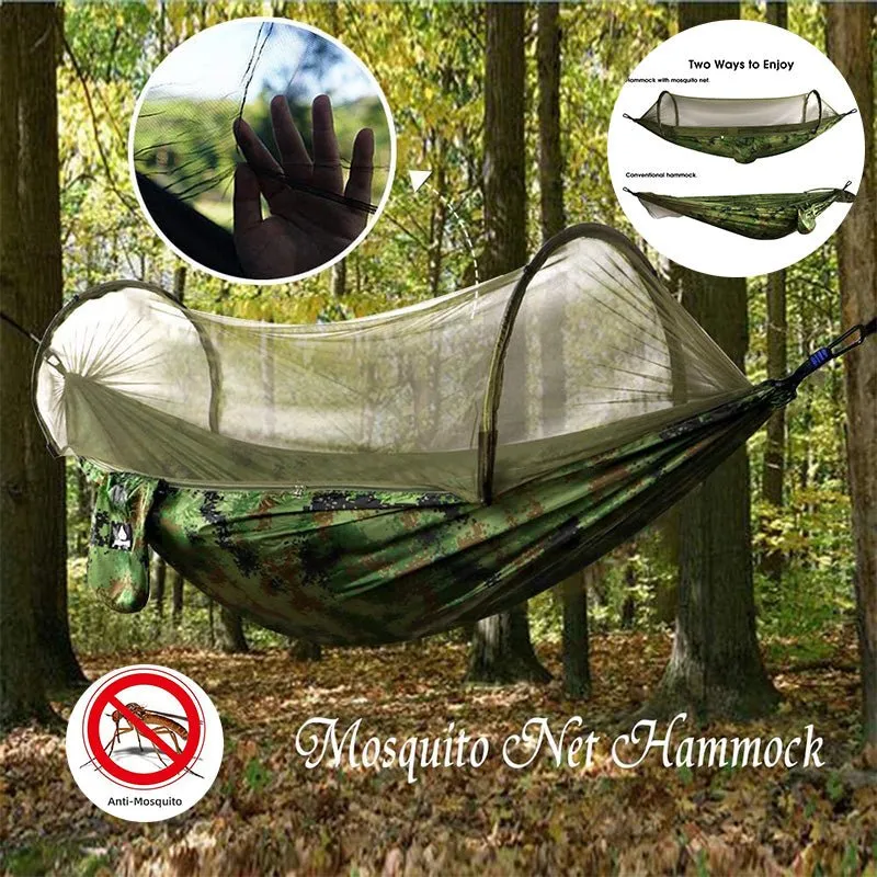 Camping Hammock with Mosquito Net and Rainfly Tarp