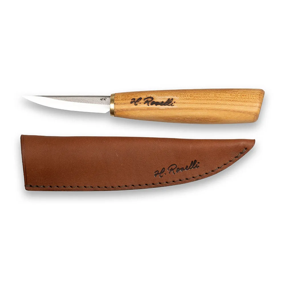 Carving knife, short blade