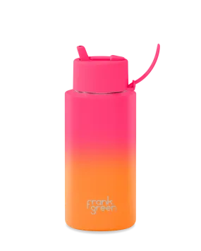 Ceramic Reusable Bottle - Summer Gradient 34oz 1Lt