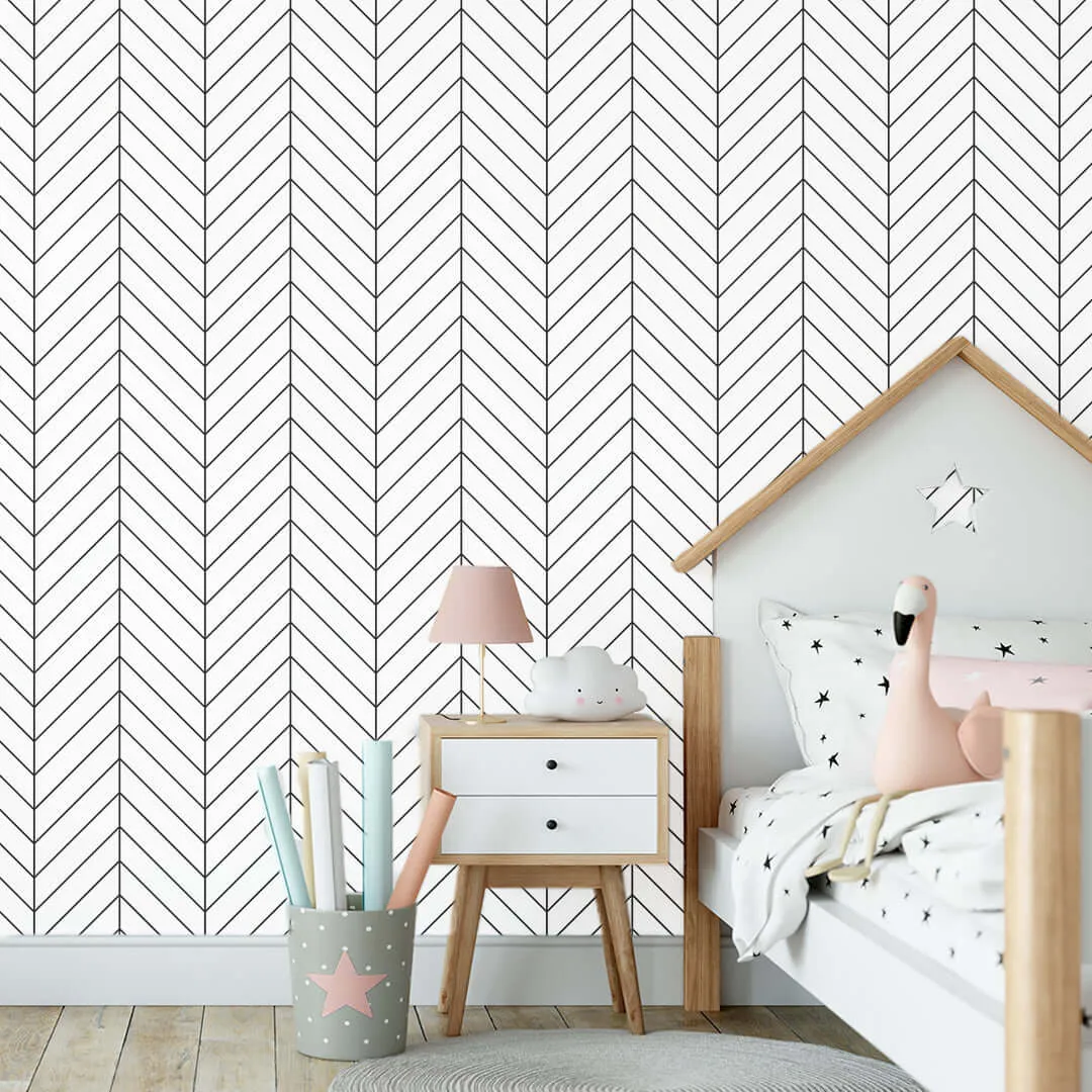 Chevron Herringbone Wallpaper