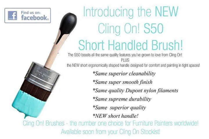 Cling On S-Series Short Handle Brushes