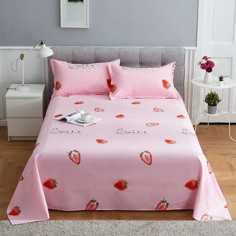 Comfortable Frosted Soft Bed Sheet for Queen/King Bed