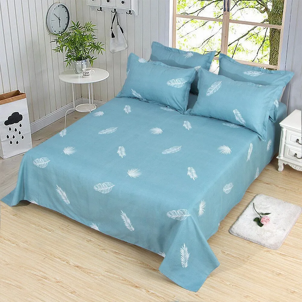 Comfortable Frosted Soft Bed Sheet for Queen/King Bed