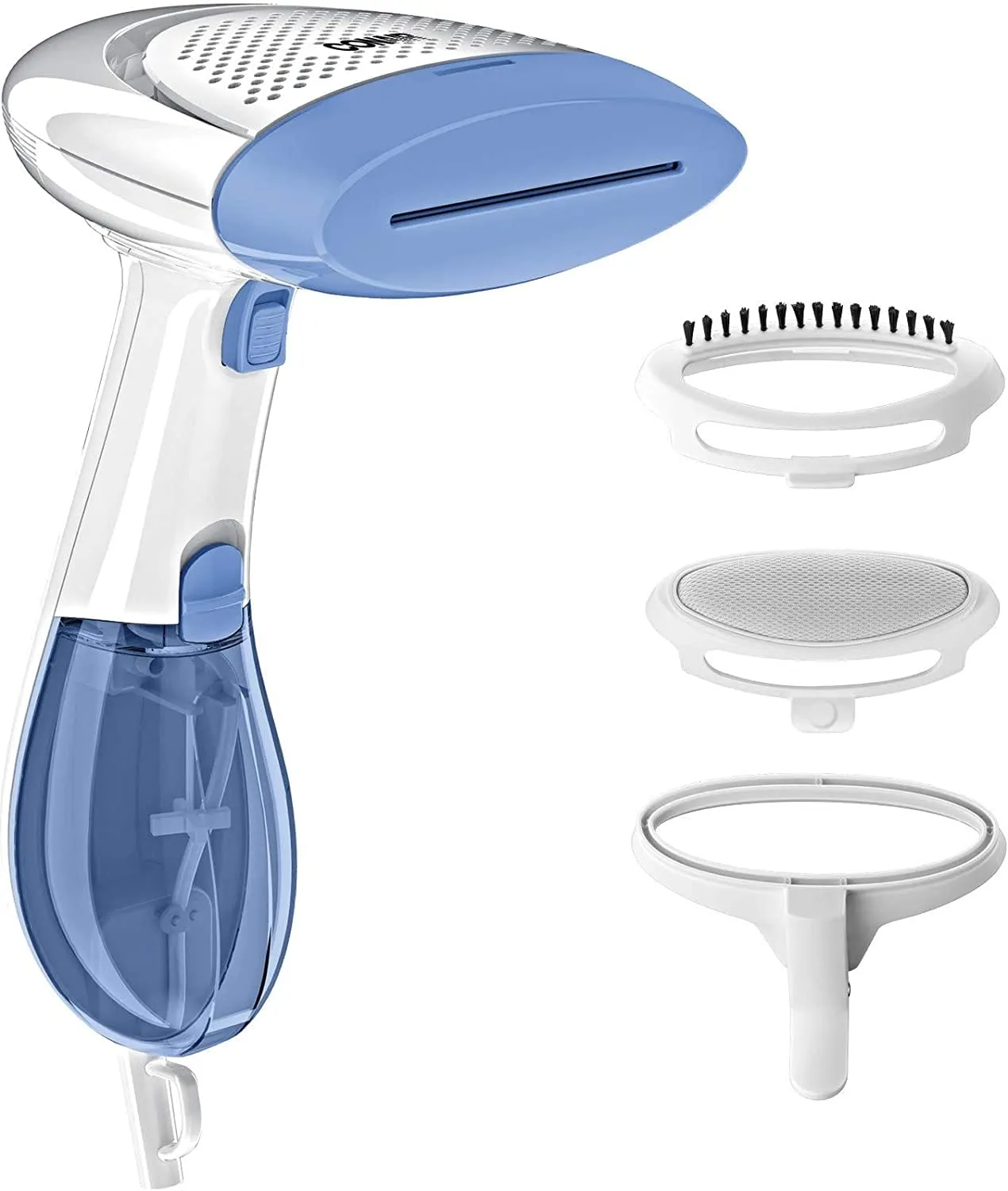 Conair ExtremeSteam Hand Held Fabric Steamer with Dual Heat, White/Blue - GS23X