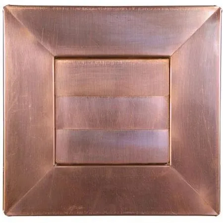 Copper Louvered Dryer Vent (4"-12")