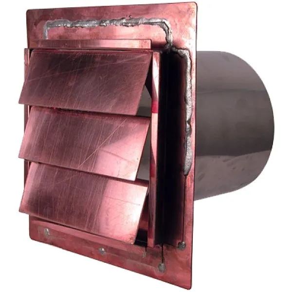 Copper Louvered Dryer Vent (4"-12")