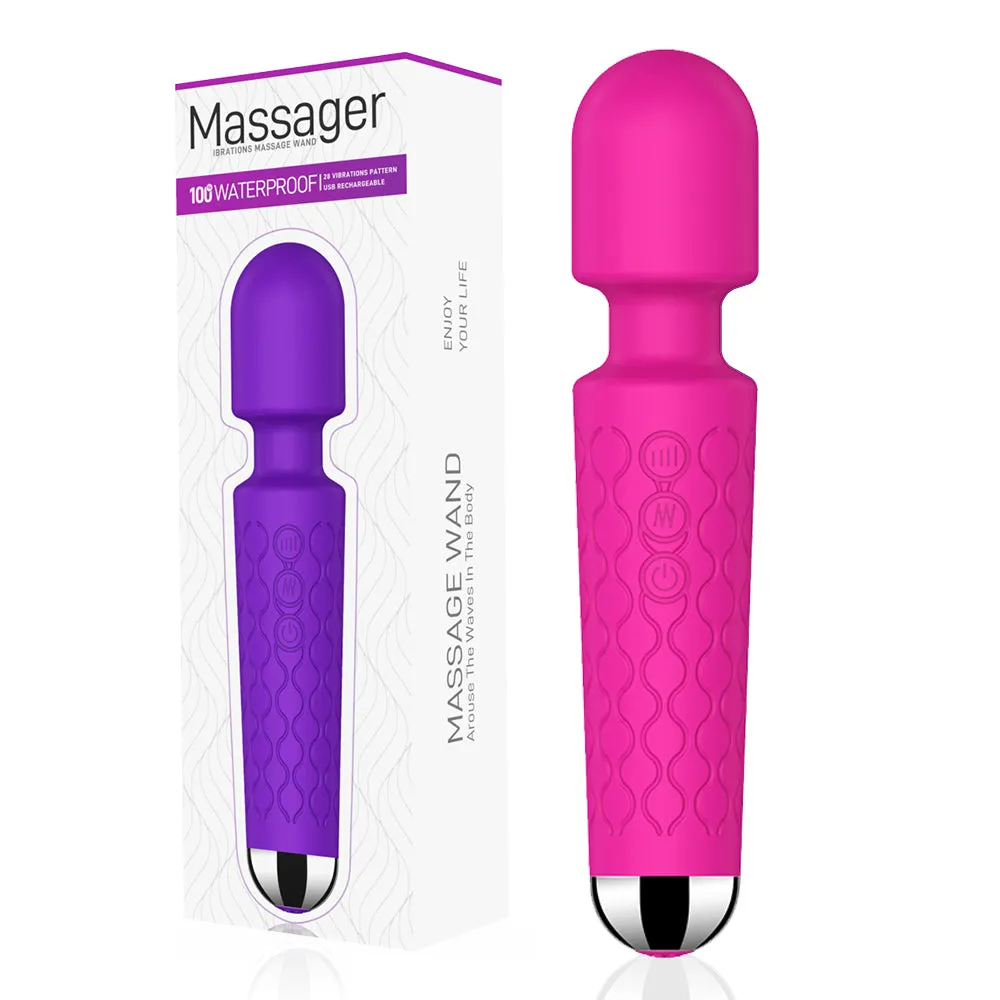 Cordless wand massager