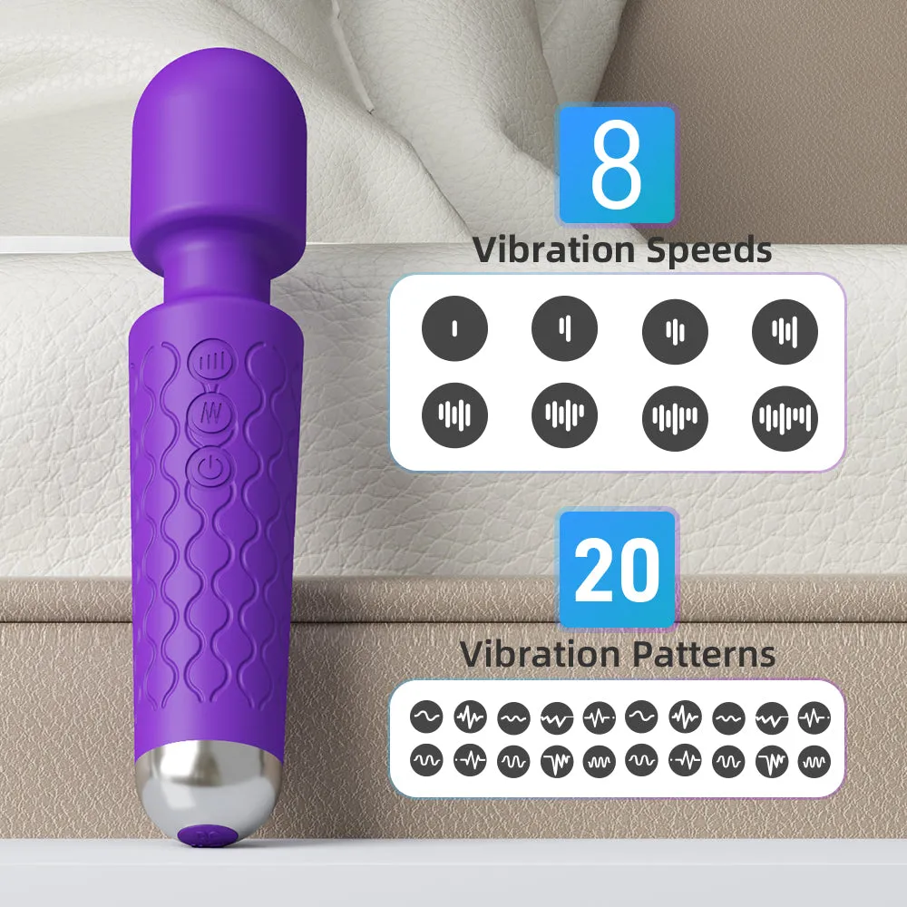 Cordless wand massager