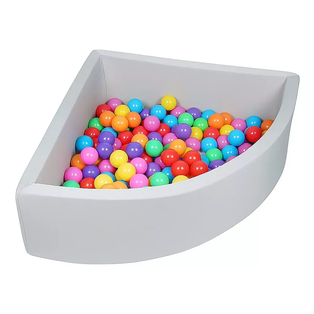 Corner Ball Pit Playpen Enclosure Grey