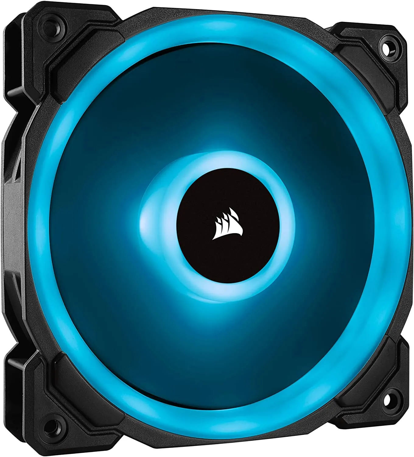 Corsair LL120 12cm PWM RGB Case Fan, 16 LED RGB Dual Light Loop, Hydraulic Bearing, Single Fan Expansion Pack, 120mm Case Fan