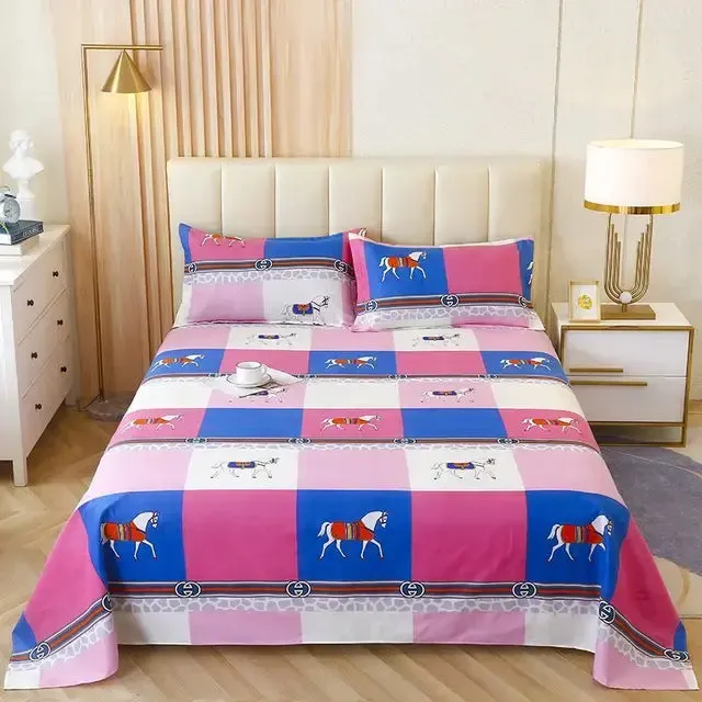 Cotton Bed Sheets Cover and Pillowcases