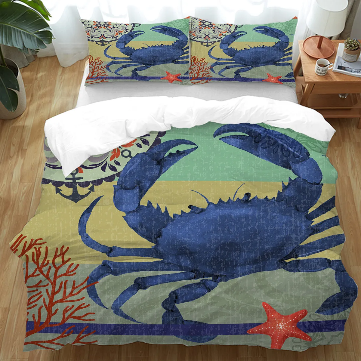 Crab Passion Duvet Cover Set