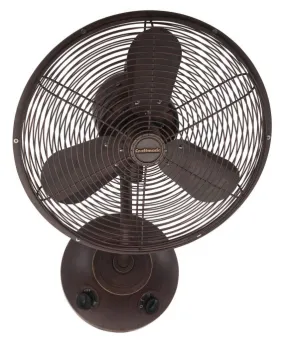 Craftmade BW116AG3 - 16 Inch Wall Mount Fan  Aged Bronze Textured