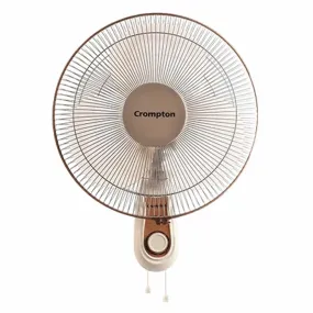 Crompton High Flo Neo Wall Mounted Fan 400mm Coffee Brown