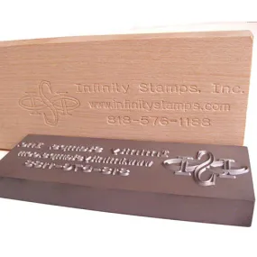 Custom Wood Plate Stamp