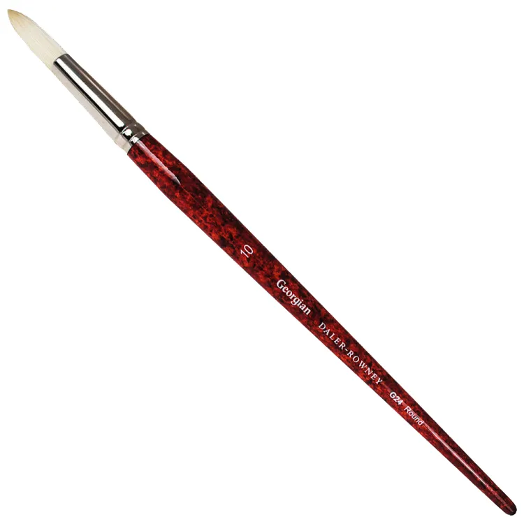 Daler Rowney Georgian Oil Brushes Series G24 Round No. 10