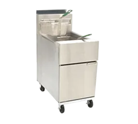 Dean SR162G Gas Fryer - (1) 75 lb Vat, Floor Model, Natural Gas | Denson CFE