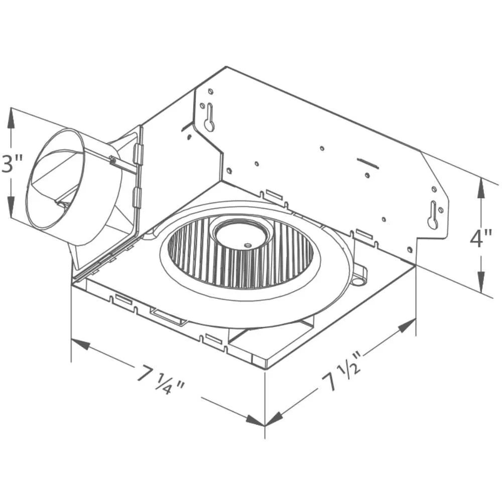 Delta BreezSlim 50 CFM Bathroom Exhaust Fan