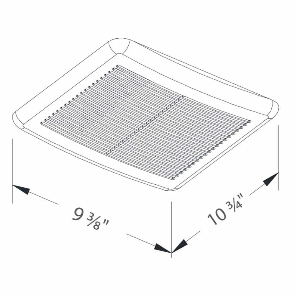 Delta BreezSlim 70 CFM Bathroom Exhaust Fan With Dual Speed