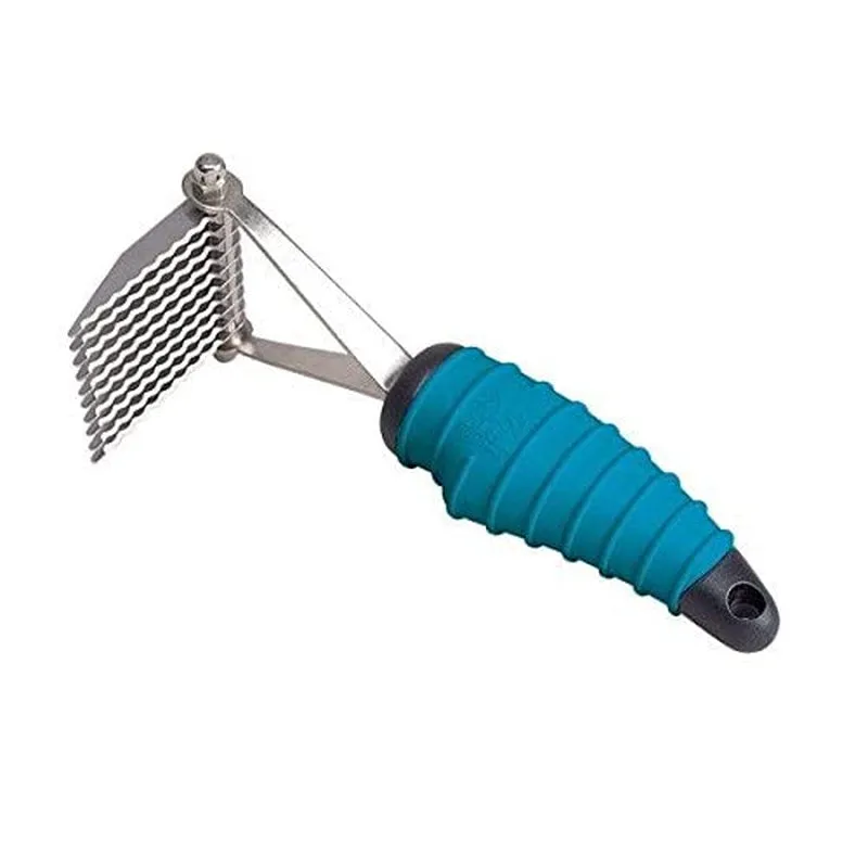 Dematting Combs Rakes and Splitters for Dogs(10 Blade Rake)