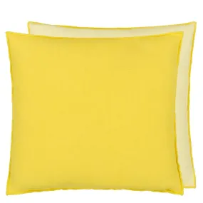 Designers Guild Brera Lino Mimosa & Primrose Linen Decorative Pillow