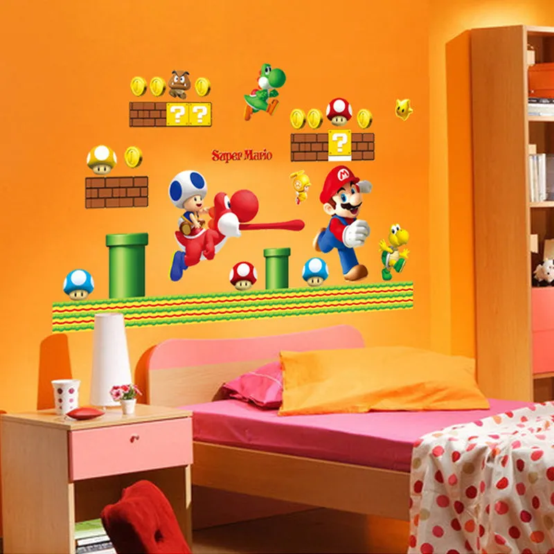 DIY Super Mario Bros Wall Decal