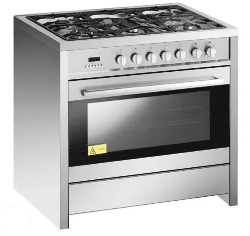 EF GC AE9650 A SS 90cm Free Standing Cooker w/ Electric Oven GCAE9650ASS