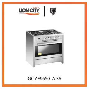 EF GC AE9650 A SS 90cm Free Standing Cooker w/ Electric Oven GCAE9650ASS