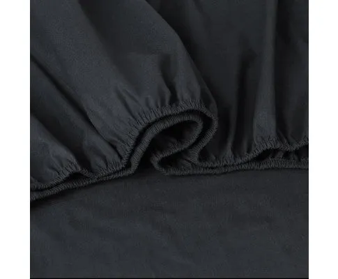 Elan Linen 100% Egyptian Cotton Vintage Washed 500TC Sheets Set - Charcoal