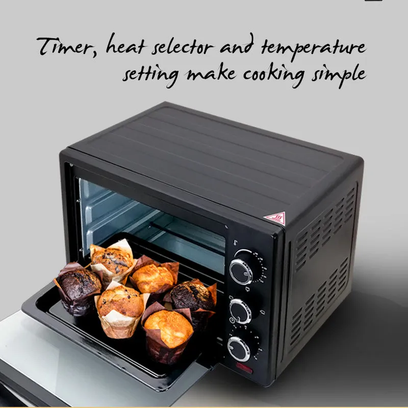 Electric Oven 25L with 1 sets of baking tray and grill and heating selector (PPT25)