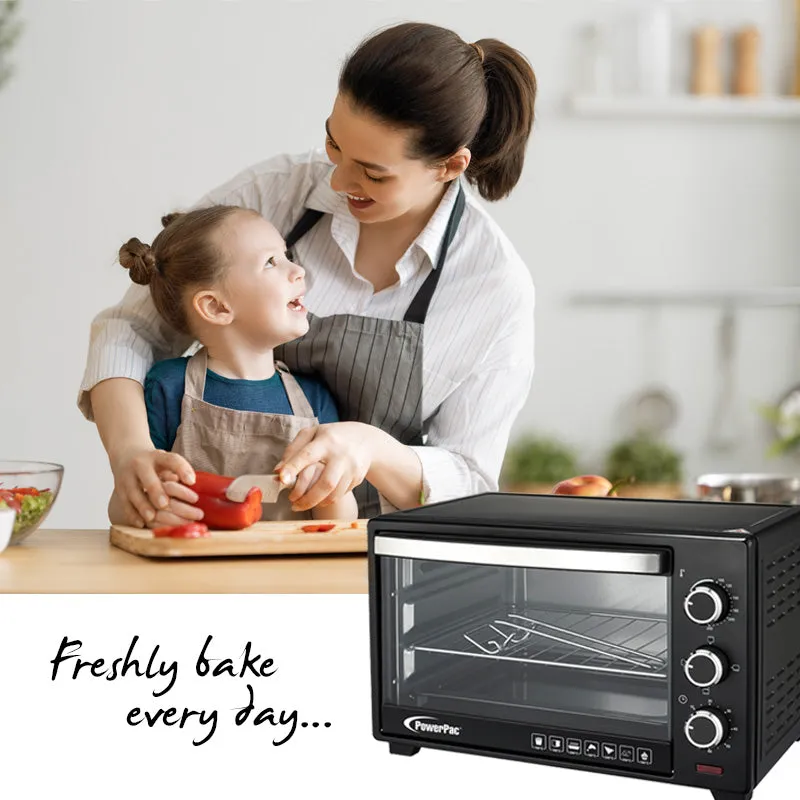 Electric Oven 25L with 1 sets of baking tray and grill and heating selector (PPT25)