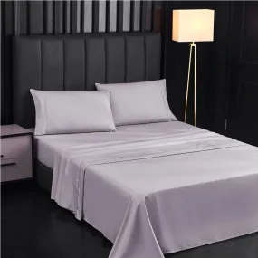 Extra Soft Solid Bedding Flat Sheet Shrinkage And Fade Resistant Fitted Sheet Mattress Cover