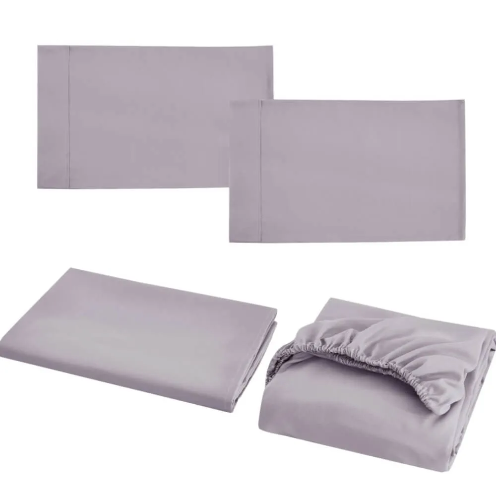 Extra Soft Solid Bedding Flat Sheet Shrinkage And Fade Resistant Fitted Sheet Mattress Cover