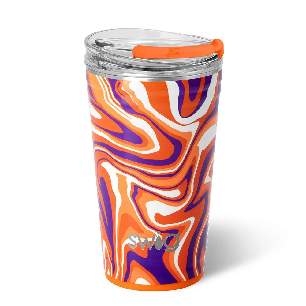 Fanzone Orange   Purple Party Cup 24oz