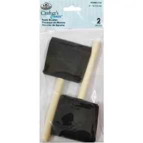 Foam Brush Set 3in 2pc