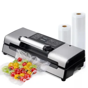 Food Sealer Vacuum Sealer Machine with Cutter, Bag Rolls| Kursinna