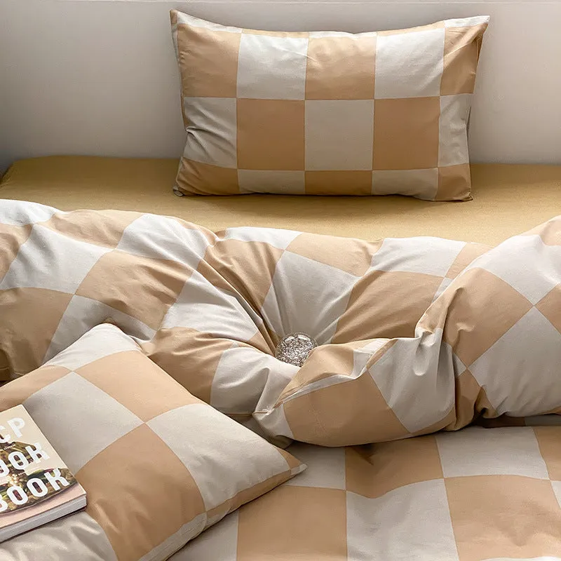 Four-piece Quilt Cover Sheet Bedding