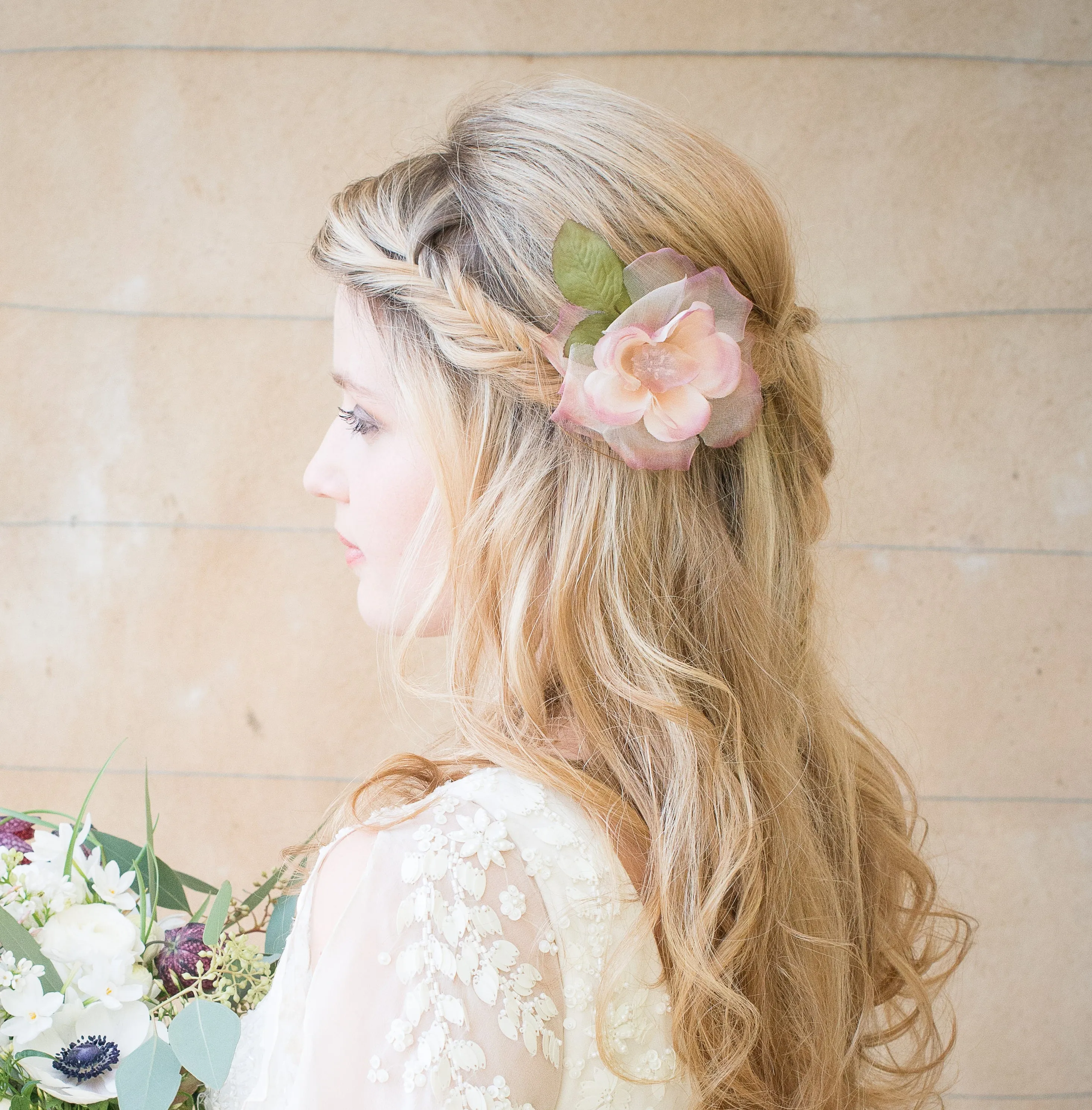 Frances Bridal Hair Flower