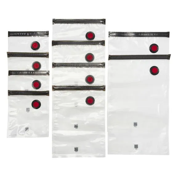 Fresh & Save 10-Piece Plastic Vacuum Bag Set - Assorted