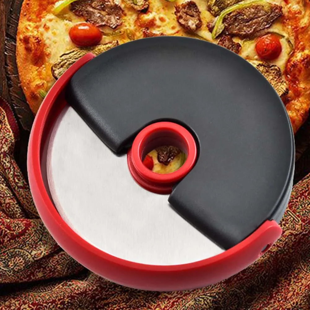 Funki Buys | Pizza Cutters | Stainless Steel Pizza Cutter Wheel 2 Pcs