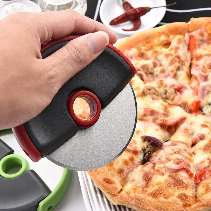 Funki Buys | Pizza Cutters | Stainless Steel Pizza Cutter Wheel 2 Pcs