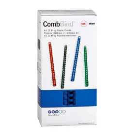 Gbc binding comb 14mm blue pk100