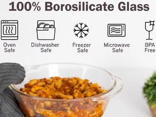 Glass Microwave Vegetable Steamer | 100% Glass, Oven-Safe, Plastic-Free, BPA-Free, and Silicone-Free