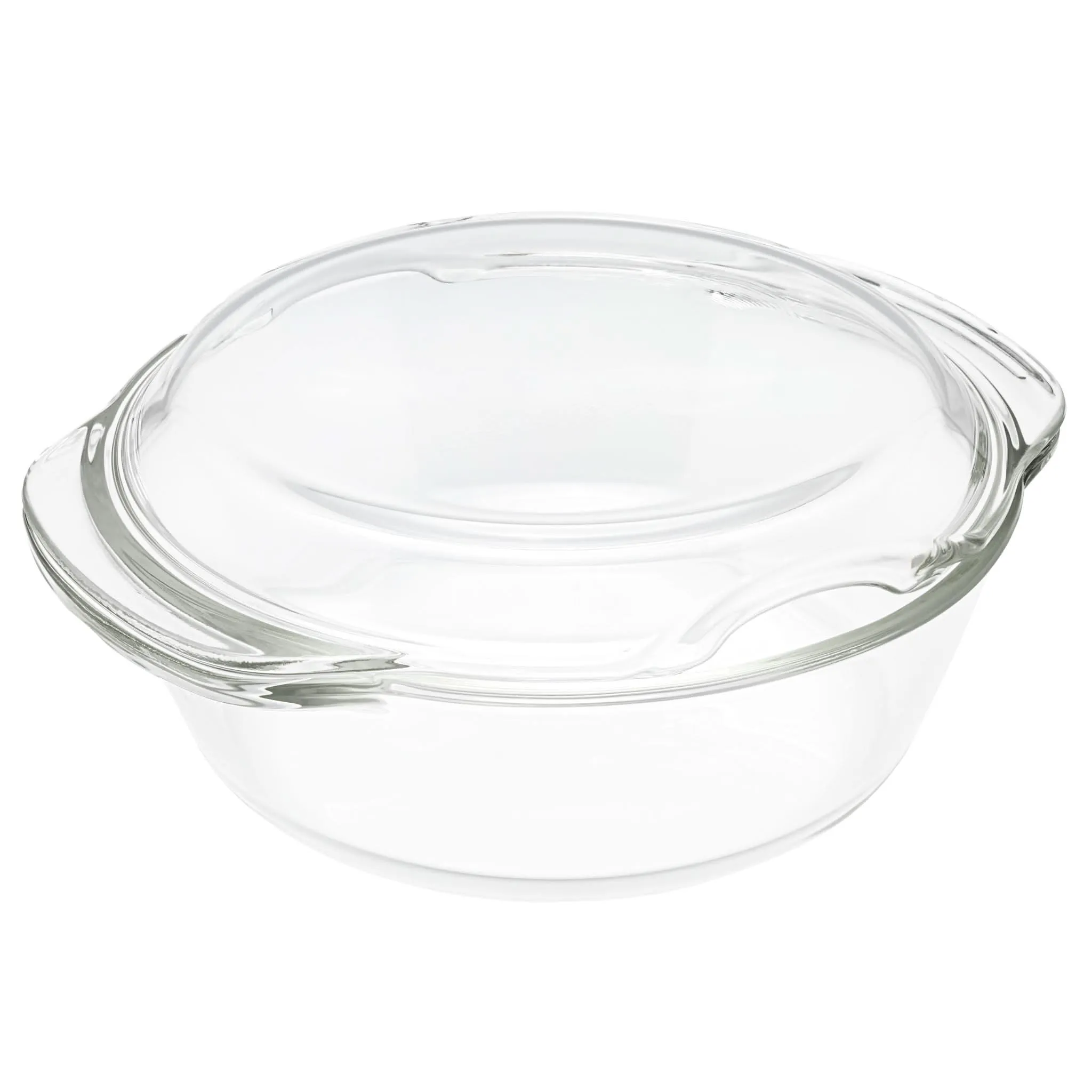 Glass Microwave Vegetable Steamer | 100% Glass, Oven-Safe, Plastic-Free, BPA-Free, and Silicone-Free