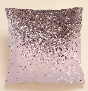 Glitter Gradient Pattern Cushion Cover Without Filler