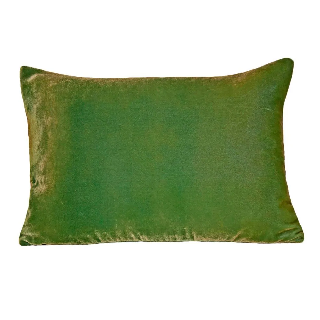 Grass Ombre Velvet Pillows by Kevin O’Brien Studio