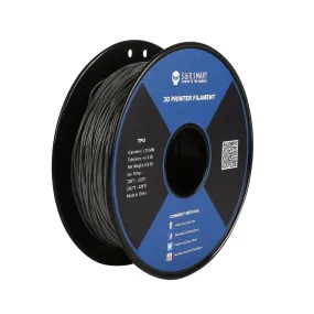 Grey, Flexible TPU Filament 1.75mm 0.8kg/1.76lb